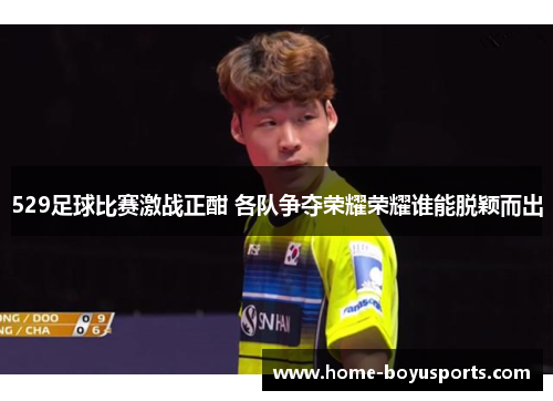 529足球比赛激战正酣 各队争夺荣耀荣耀谁能脱颖而出